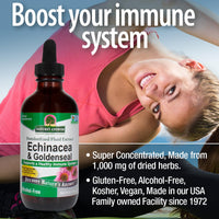 Thumbnail for Nature's Answer Echinacea and Goldenseal | Supports a Healthy Immune System | Non-GMO, Alcohol-Free, Gluten-Free & Kosher Certified 4oz