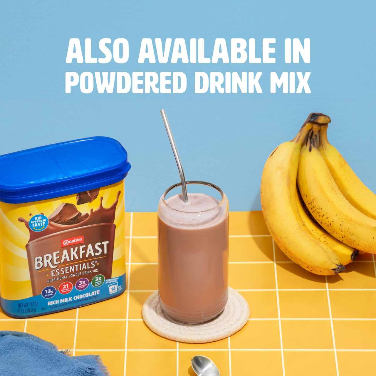 Carnation Breakfast Essentials Ready-to-Drink, Classic French Vanilla, 8 FL OZ Carton (Pack of 24)