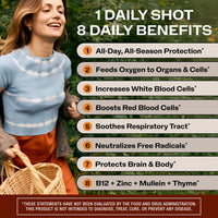 Thumbnail for Vimergy All-Day Resilience Kit* - Complementary Blend of 2500 mcg B12, 2500 mcg Zinc, 130 mg Mullein Extract, and 70 mg Thyme Extract. USDA Organic, Vegan, Paleo-Friendly, Gluten-Free, Kosher. *