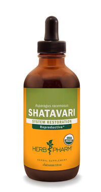 Thumbnail for Herb Pharm Certified Organic Shatavari Liquid Extract for Female Reproductive System Support - 4 Ounce