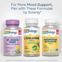 Thumbnail for SOLARAY L Theanine 200mg, Mood Support Supplement with Vitamin B6 - Calming Support During Occasional Stress - Natural Lemon Lime Flavor - 60-Day Guarantee, Lab Verified - 30 Servings, 30 Chewables