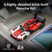 Thumbnail for LEGO Speed Champions Porsche 963 76916, Model Car Building Kit, Racing Vehicle Toy for Kids, 2023 Collectible Set with Driver Minifigure