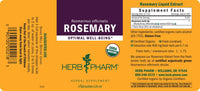 Thumbnail for Herb Pharm Certified Organic Rosemary Liquid Extract - 4 Ounce