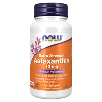 Thumbnail for NOW Foods Supplements, Astaxanthin 10mg, Extra Strength,derived from Non-GMO Haematococcus Pluvialis Microalgae and has naturally occurring Lutein, Canthaxanthin and Beta-Carotene, 60 Softgels