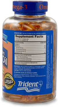 Thumbnail for Pure Alaska Omega-3 Wild Alaskan Salmon Oil 1000mg Softgels 180-Count