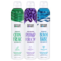 Thumbnail for Not Your Mother's Dry Shampoo Spray Signature Assortment (3-Pack) - 7 oz Each - Clean Freak, Plump for Joy & Beach Babe - Instantly Absorbs Oil & Extends Style Life for Refreshed Hair