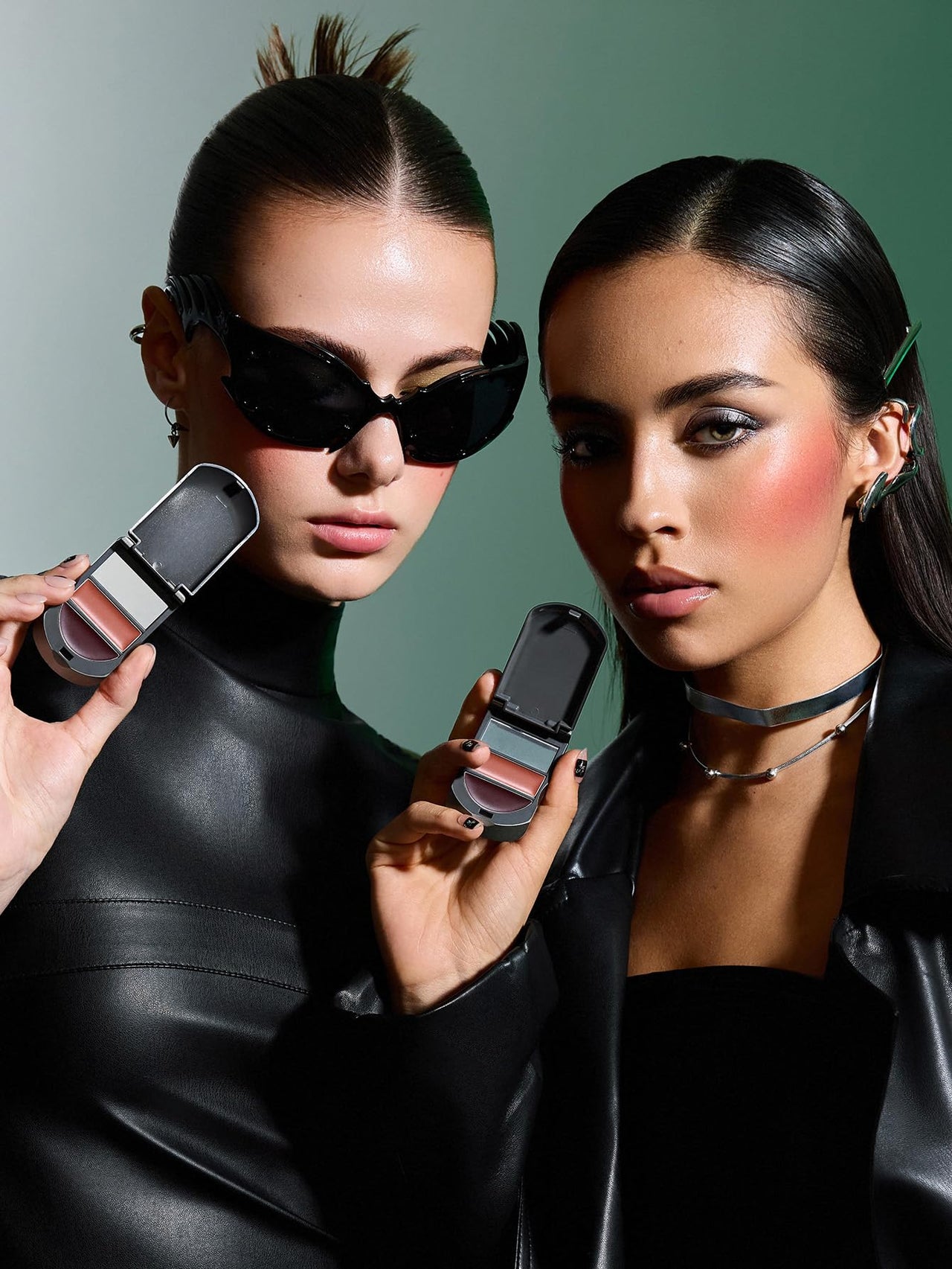 SHEGLAM The Matrix Collection Set All in One Makeup Kit Includes PaletteLip Balm Highlighter Lip Gloss Blush Make Up Gift Set for Women