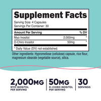Thumbnail for Nutricost Myo Inositol & D-Chiro Inositol for Women 2000mg, 120 Capsules, 2000mg Myo & 50mg D-Chiro Per Serving, 30 Servings, Vegetarian Friendly, Non-GMO & Gluten Free