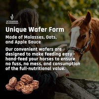 Thumbnail for Majesty's Omega Wafers - Superior Horse / Equine Skin, Coat, and Immune Support Supplement - Omega 3, 6, 9, and Biotin - 30 Count (1 Month Supply)