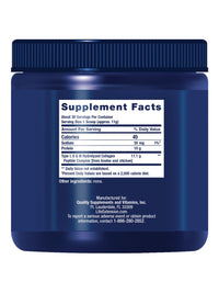 Thumbnail for Life Extension Collagen Peptides for Skin & Joints, Collagen Types I, II & III in an Easy-Mix Powder, Gluten Free, Non-GMO, net Weight 343 Grams
