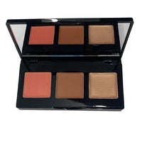Thumbnail for LAURA GELLER NEW YORK Multitasking Eye Lip Cheek Palette Cream to Powder Trio, Nudes