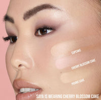 Thumbnail for Huda Beauty Mini Easy Bake Loose Baking & Setting Powder - Cherry Blossom Cake (fair to medium with true pink undertones) 0.21 oz / 6 g