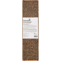 Thumbnail for SmartyKat Super Scratcher Corrugated Cat Scratcher and Scratch Pad for Cats, Catnip Infused with Catnip, Scratchers for Indoor Cats and Kittens, Cardboard Scratching Post