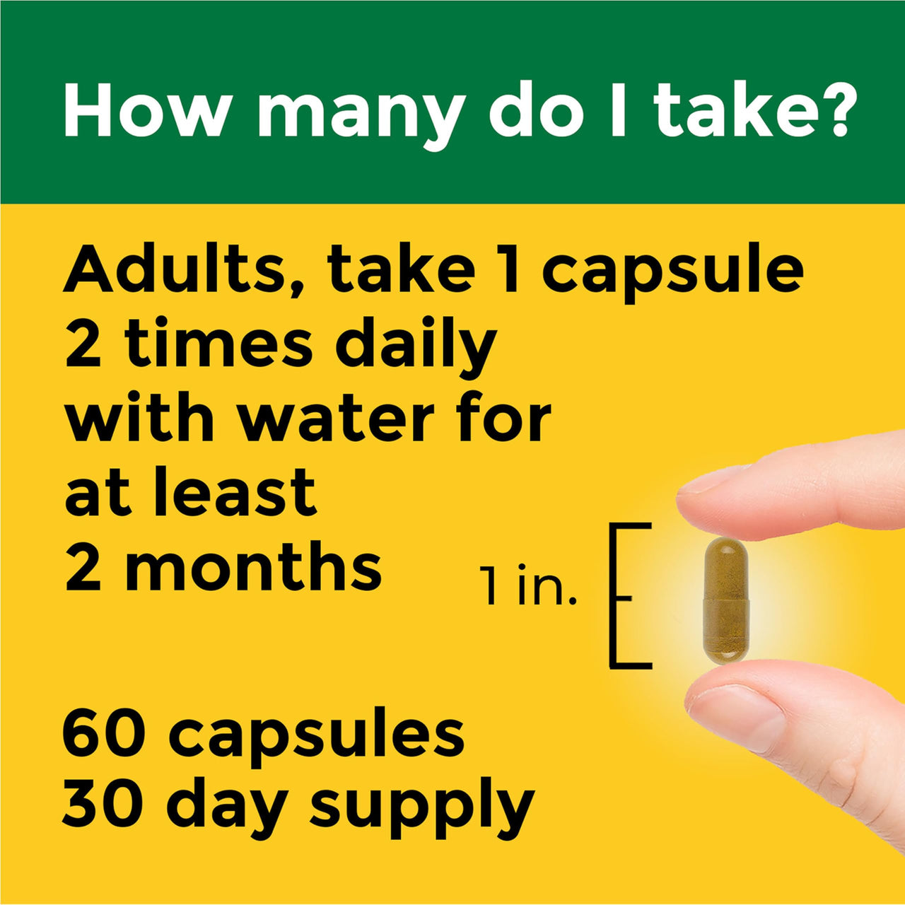 Nature Made Better Absorption Berberine Phytosome Supplement, 1100mg Per 2 Capsules Daily, Berberine Supplement for Cardiovascular Health Support, 60 Capsules, 30 Day Supply