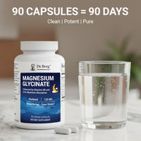 Thumbnail for Dr. Berg Magnesium Glycinate 90ct – 4-in-1 Chelated for Muscle, Nerve, Sleep & Stress Support*– w/ D3, B6 & Zinc – 4X Lab-Tested – No Fillers – Formulated in USA, GMP-Certified