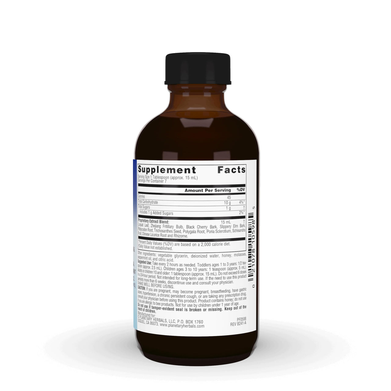 Planetary Herbals Planetary Loquat Respiratory Syrup for Kids, 4 Fluid Ounce