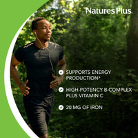 Thumbnail for NaturesPlus Ultra-Stress with Iron, Sustained Release - 30 Vegetarian Tablets - Stress Relief Supplement with B-Complex & Vitamin C - Energy Booster, Mood Enhancer - Gluten-Free - 30 Servings