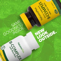 Thumbnail for NaturesPlus B-Complex with Rice Bran - 90 Tablets - Vegetarian, Gluten Free - 90 Servings