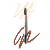 Thumbnail for ICONIC LONDON Smokey Eye Duo Eyeliner | Creamy, Easy to Blend 2-in-1 Eyeliner Crayon, Water Resistant, Cruelty Free, Vegan Makeup (Natural Neutral) 0.027 oz