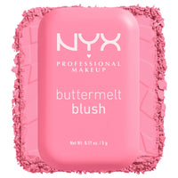 Thumbnail for NYX PROFESSIONAL MAKEUP Buttermelt Powder Blush, Fade and Transfer-Resistant Blush, Up to 12HR Make Up Wear, Vegan Formula - Butta Together