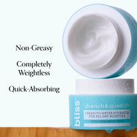 Thumbnail for Bliss Hydration Sensation Bundle: Glow & Hydrate Serum + Drench & Quench Cream-to-Water Hydrator | 2-Step Hydrating Skincare Routine for Radiant, Plump Skin