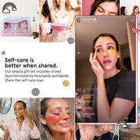 Thumbnail for grace & stella Award Winning Skin Care Set - Gift Set for Women - Travel Essentials with Under Eye Masks, Serum, Cleanser, Lip Balm - Holiday Gift for Mom - Vegan Cruelty-Free Self Care