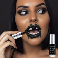 Thumbnail for BOBISUKA Black Tooth Paint, Professional Black Out Teeth Makeup Solution - Safe, Quick Dry & Realistic, Perfect for Cosplay, Halloween Makeup, Theater, and Special Effects (5 ml)