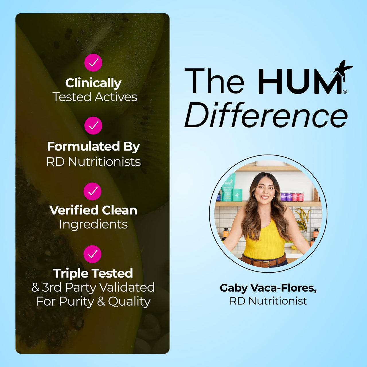 HUM OMG! Omega The Great Triple Omega 3 Fish Oil Supplement for Women & Men with Vitamin E, DHA & EPA, Skin Care & Skin Tone Support for Heart & Brain Health, Gluten Free, Non GMO, 60 Softgels
