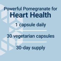 Thumbnail for Life Extension Pomegranate Fruit Extract, 500 mg, antioxidant polyphenols for Cardiovascular Health, superfood, Gluten Free, Non-GMO, Vegetarian, 30 Capsules