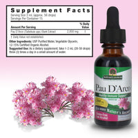 Thumbnail for Nature's Answer Pau D'Arco Inner Bark with Organic Alcohol 1 Fluid Ounce | Promotes Healthy Gut Flora | Natural Immune Support Booster