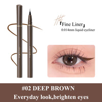 Thumbnail for Judy Doll Liquid Eyeliner, Ultra Fine Liquid Eyeliner Waterproof with Smooth Strong Fibres, Smudge-proof, Longwearing, Smooth Eye Liners with Ultra-Fine Tip (#02 Deep Brown Upgrade)