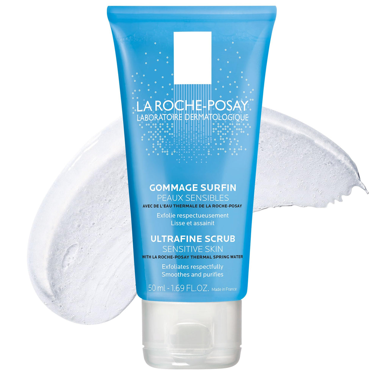 La Roche-Posay Ultra-Fine Scrub for Sensitive Skin, Gentle Exfoliating Face Wash with Ultra-Fine Pumice Particles to Remove Dead Skin, Safe For Sensitive Skin