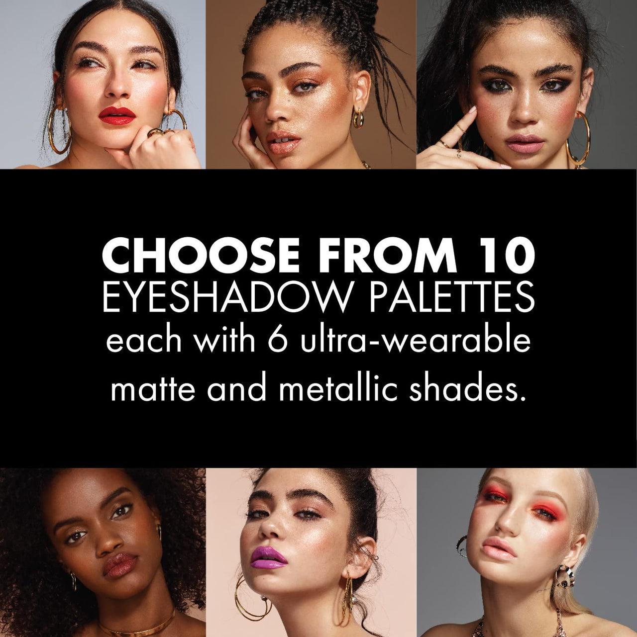 Milani Everyday Eyes Eyeshadow Palette - Modern Mattes (0.21 Ounce) 6 Cruelty-Free Matte or Metallic Eyeshadow Colors to Contour & Highlight