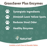 Thumbnail for NaturVet GrassSaver 240 Ct & Yard Odor Eliminator Plus 32oz Spray Bundle | Keep Grass Green, Rid Your Lawn of Yellow Patches Caused by Dog Urine | Eliminate Stool & Urine Odors from Lawn