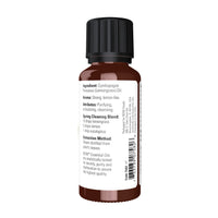 Thumbnail for NOW Essential Oils, Lemongrass Oil, Uplifting Aromatherapy Scent, Steam Distilled, 100% Pure, Vegan, Child Resistant Cap, 1-Ounce