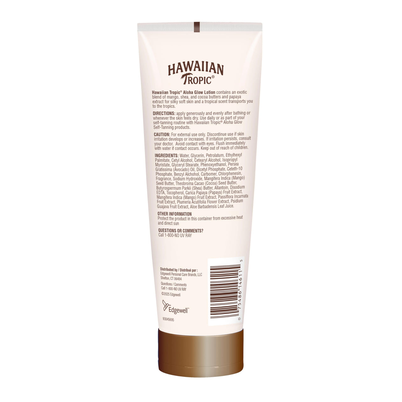 Hawaiian Tropic Aloha Glow Lotion, 8oz | Tan Extender Lotion, After Sun Tan Extender, After Sun Care with Shea Butter & Cocoa Butter, Hawaiian Tropic Body Moisturizer, Body Cream for Women, 8 fl oz