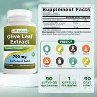 Thumbnail for Best Naturals Olive Leaf Extract, 700 Mg, 90 Count