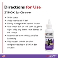 Thumbnail for Zymox Ear Cleanser Solution for Dogs and Cats, 4oz