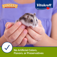 Thumbnail for Vitakraft Sunseed Vita Prima Dwarf Hamster Food 2 lb Bag with Fruits Vegetables Grains and Seeds Providing Wholesome Daily Nutrition and Foraging Variety for Happy Healthy Small Pets