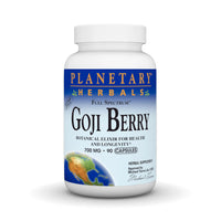 Thumbnail for Planetary Herbals Goji Berry Full Spectrum 700mg, Botanical Elixir for Health and Longevity,90 Vegetarian Capsules