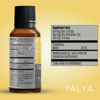 Thumbnail for TALYA St. John’s Wort Oil 0.67 fl. oz | 100% Pure & Natural Liquid Drop | Dietary Supplement | for Positive Mood & Emotional Balance | Body, Skin & Hair Care | Non-GMO