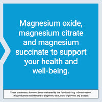 Thumbnail for Life Extension Magnesium Caps, 500 mg, Magnesium Oxide, Citrate, and Succinate, Heart Health, Healthy Bones, Metabolism Support, 100 Vegetarian Capsules