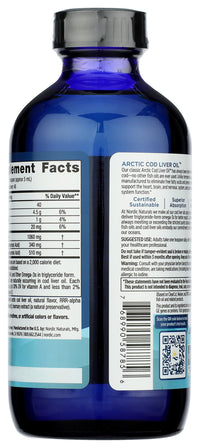 Thumbnail for Nordic Naturals CLO Lemon, 8-Ounce Rtl, 0.88 Bottle