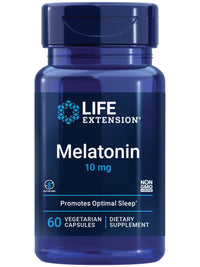 Thumbnail for Life Extension Melatonin, 10 mg, Healthy Dose, Our Highest Available Dosage, for Sleep Support, Healthy Immune Response, Oxidative Stress Defense, Vegetarian, 60 Capsules