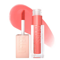Thumbnail for MAYBELLINE New York Lifter Gloss Hydrating Lip Gloss with Hyaluronic Acid, Peach Ring, Sheer Peach, 1 Count