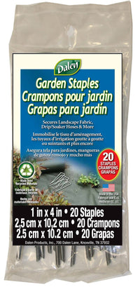 Thumbnail for DALEN Garden Landscape Staples – Unique 4 inch Metal Stakes – for Professionals and Beginners – Durable and Versatile – Best for Lawn Drippers, Ground Cover (20 Count)