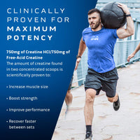 Thumbnail for MuscleTech Cell-Tech Creactor - Creatine HCl Formula - Muscle Builder for Men & Women - Creatine HCl + Free-Acid Creatine Supplements - Fruit Punch Extreme, 120 Servings