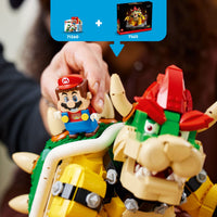 Thumbnail for LEGO Super Mario The Mighty Bowser 71411, King of Koopas 3D Model Building Kit, Collectible Posable Character Figure with Battle Platform, Memorabilia Gift Idea for Adults and Fans of Super Mario Bros