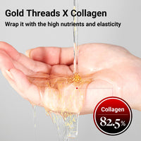 Thumbnail for Shumage Gold Seal Wrapping Mask - Collagen Peel Off Face Mask for Glass Skin - Overnight Mask with Gold Threads for Hydrating and Tightening - Long-lasting Elasticity and Radiant Glow - 3.17 oz.