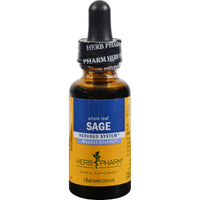 Thumbnail for Herb Pharm Certified Organic Sage Liquid Extract for Mental Clarity Support - 1 Ounce